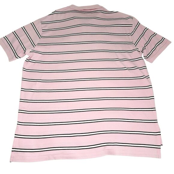 Polo by Ralph Lauren Drop tail Polo Shirt Men Sz XL Pink/Black Y2K Hiphop Preppy - Picture 2 of 3